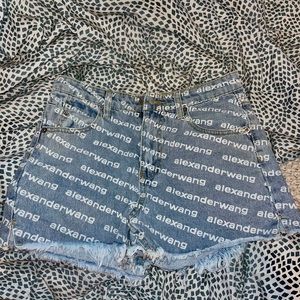 Denim Alexander Wang shorts